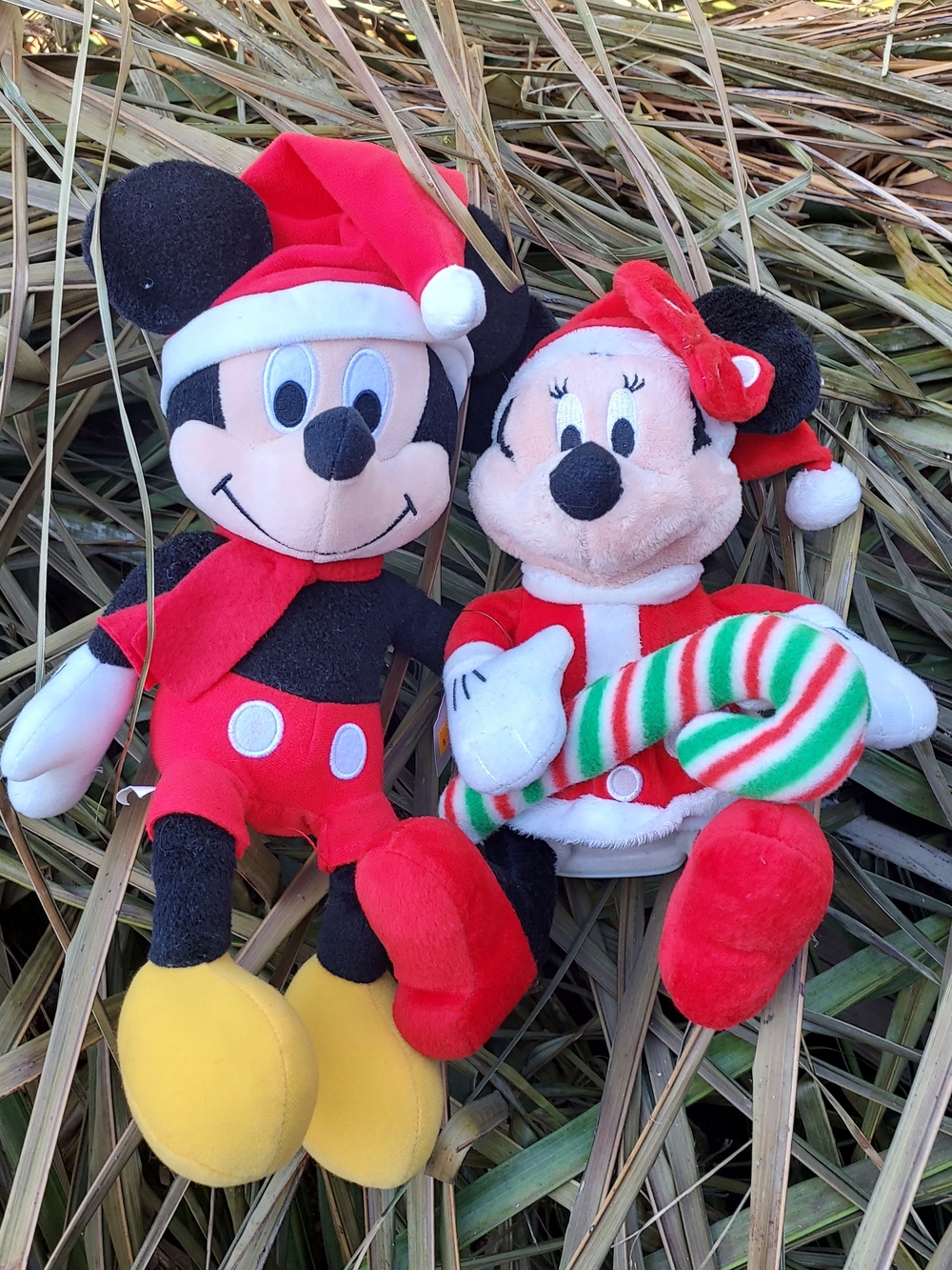 Disney Mickey & Minnie Holiday Plush Toy Set - Red